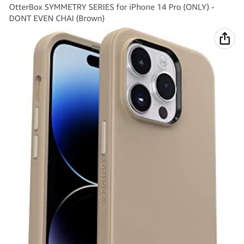 OtterBox SYMMETRY SERIES for iPhone 14 Pro -
DONT EVEN CHAI (Brown)